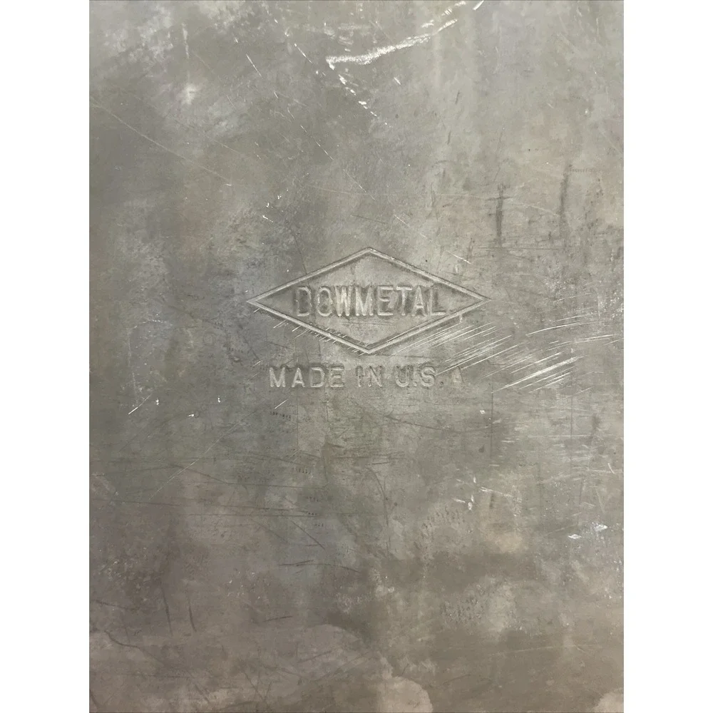 DowMetal Whitelight Magnesium Tray Pancake Griddle Cookie Sheet Pan USA Vintage